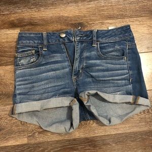 High waisted jean shorts from American Eagle Outfitters